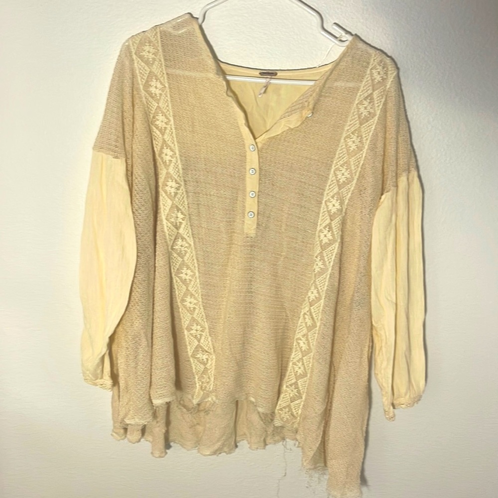 FREE PEOPLE BOHO LONGSLEEVE